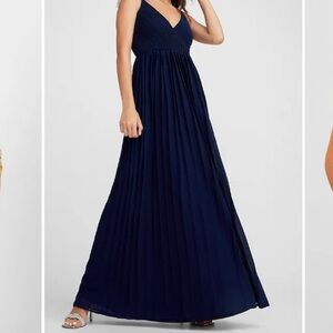 Soieblu Deep Blue Maxi Dress